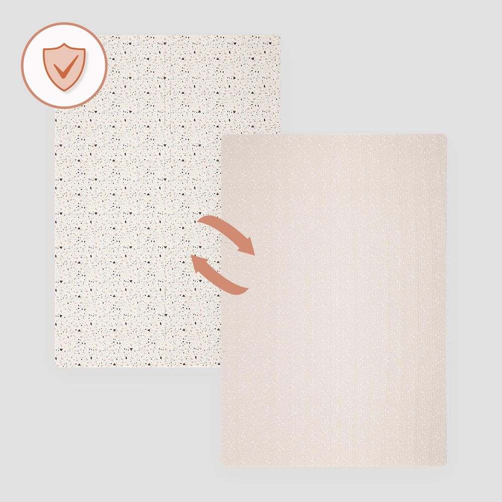 Lionelo YOKA Lernmatte für Babys & Kleinkinder, 6-teiliges beidseitiges Puzzle: ungiftig, geruchlos, rutschfest, leicht zu reinigen, 175×120 cm