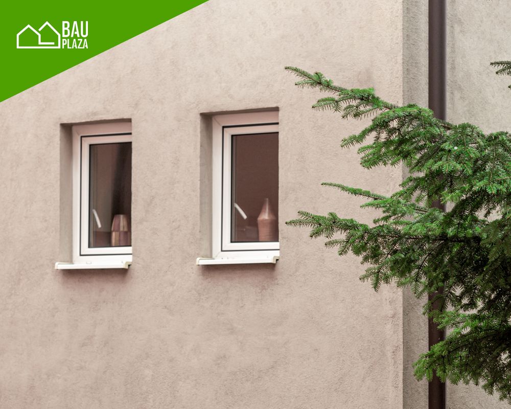 Fenster Kellerfenster Kunststofffenster BxH 40 x 50 cm DIN Rechts - ALLE GRÖßEN - 2 fach Verglasung  BxH 400 x 500 mm - Funktion Dreh-Kipp - BauPlaza