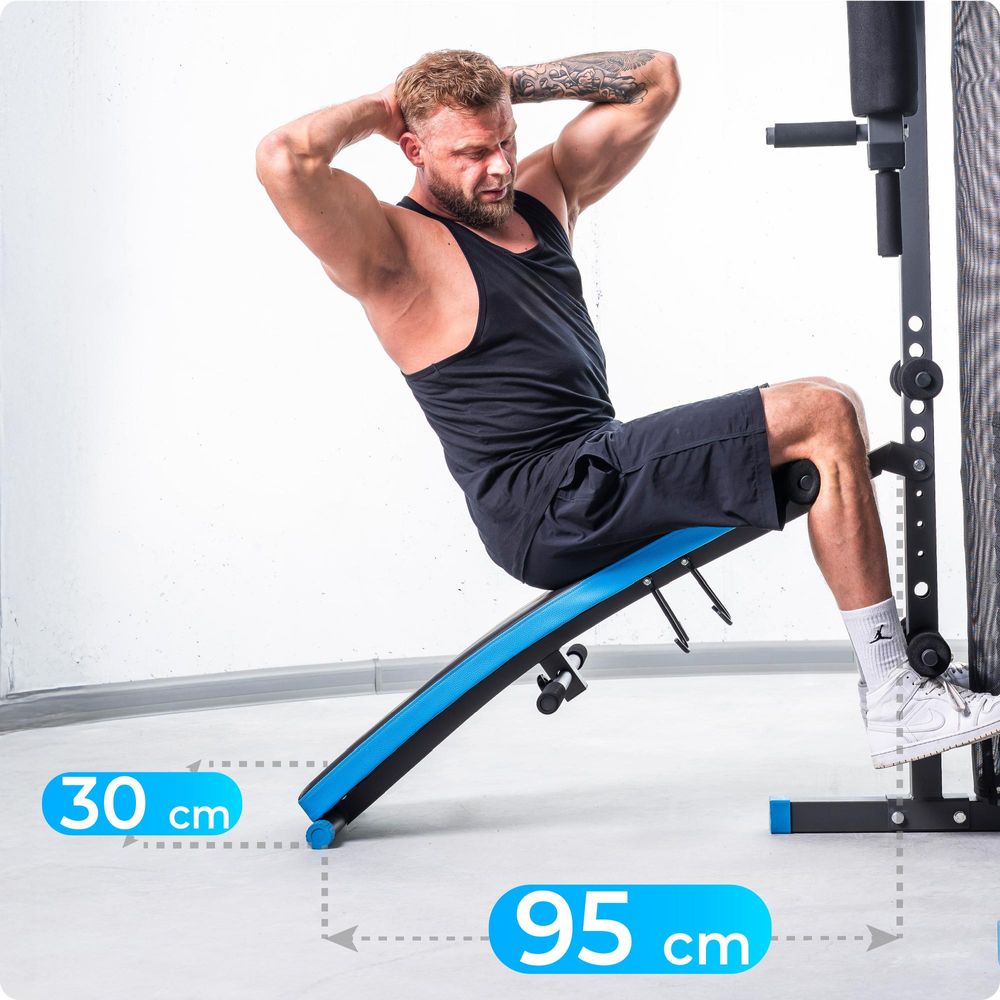 Thunder Trainingsstation PUNCH Kraftstation mit Boxsack