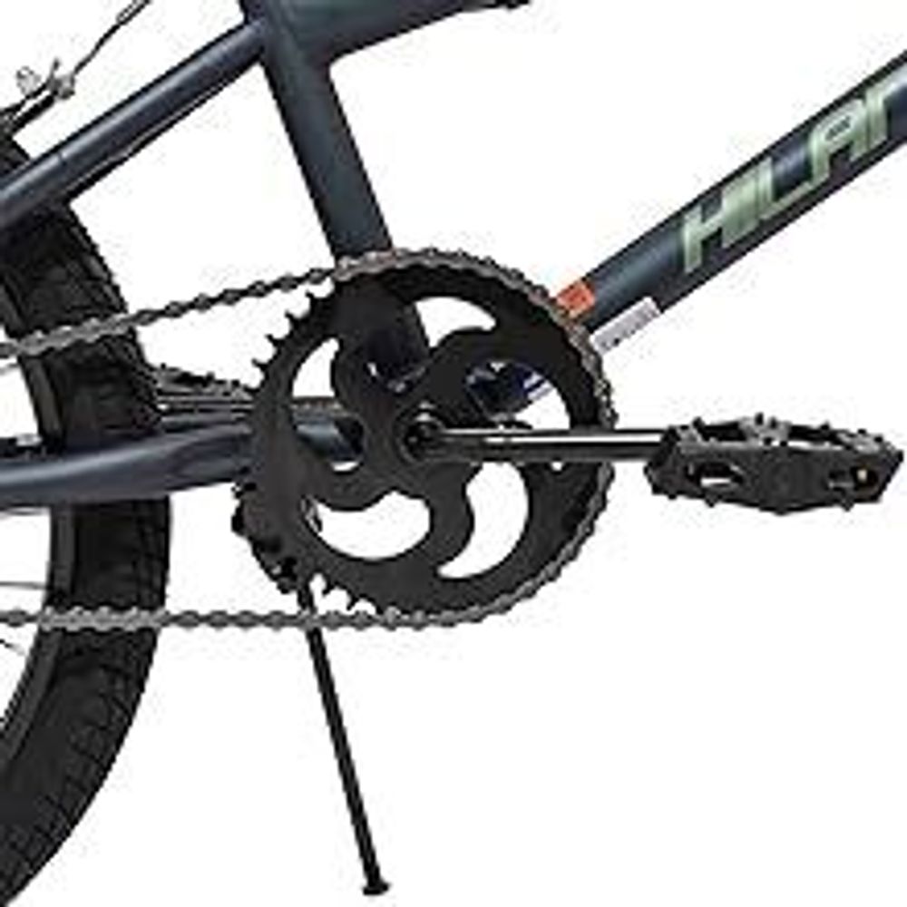 HILAND Freestyle 24 Zoll BMX, Kinderfahrrad mit 2 Stahl Pegs, Freilauf, Jugendliche für Jungen und Mädchen ab 7 8 9 10 Jahre, Bunt