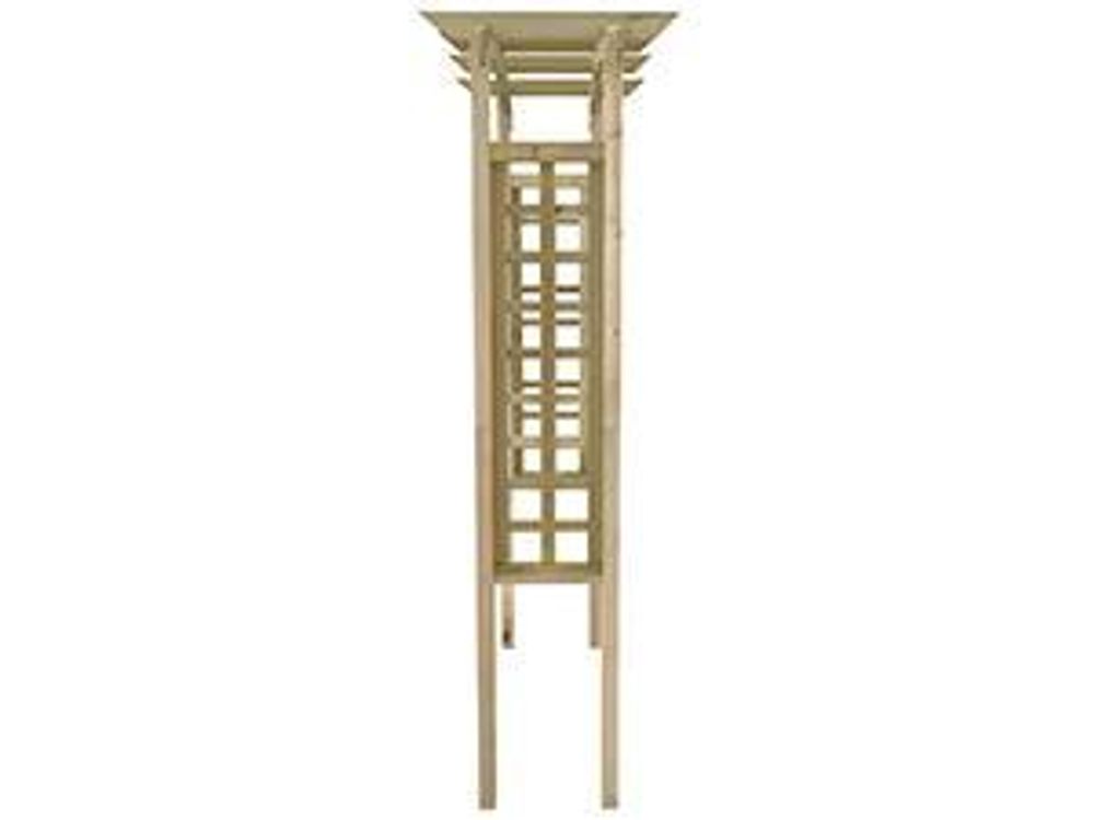 vidaXL Gartenbogen 150x60x210 cm Holz