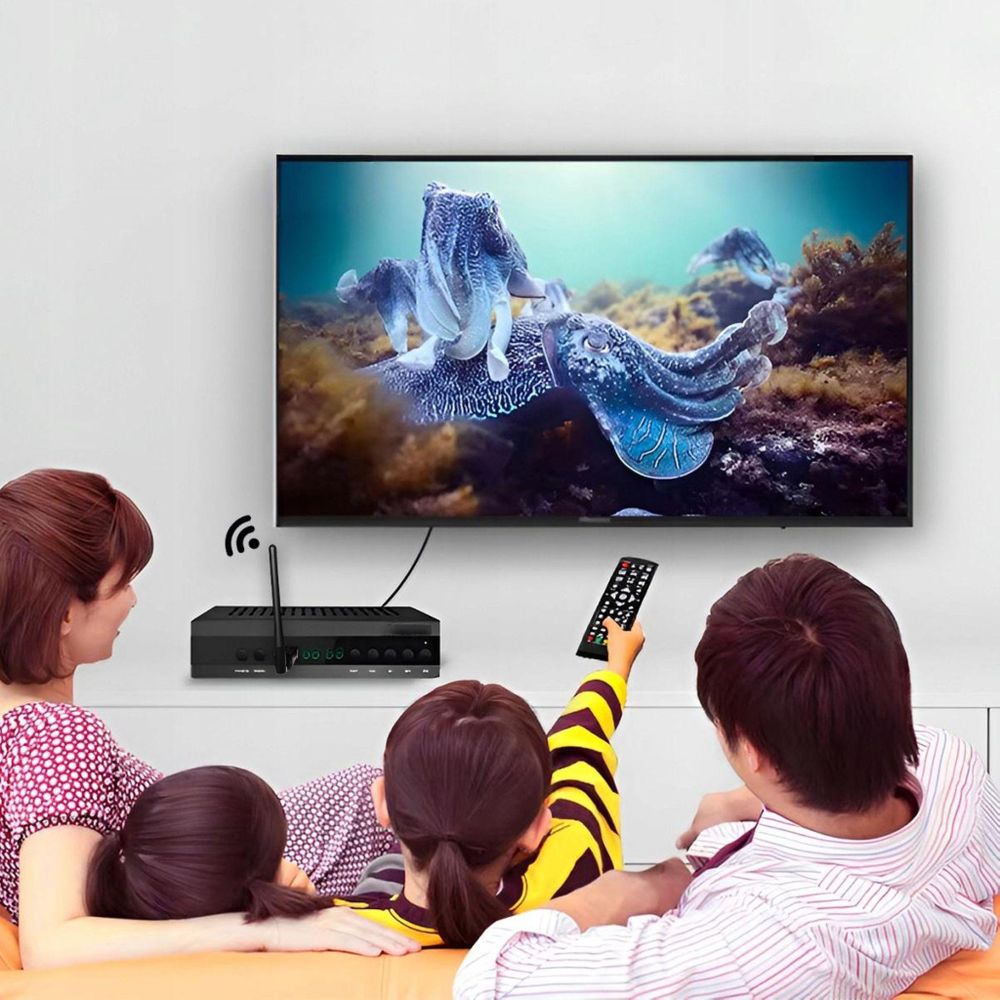 Karta sieciowa - adapter WLAN - USB - antena WLAN - do dekodera tunera - DVB-T2 - HEVC