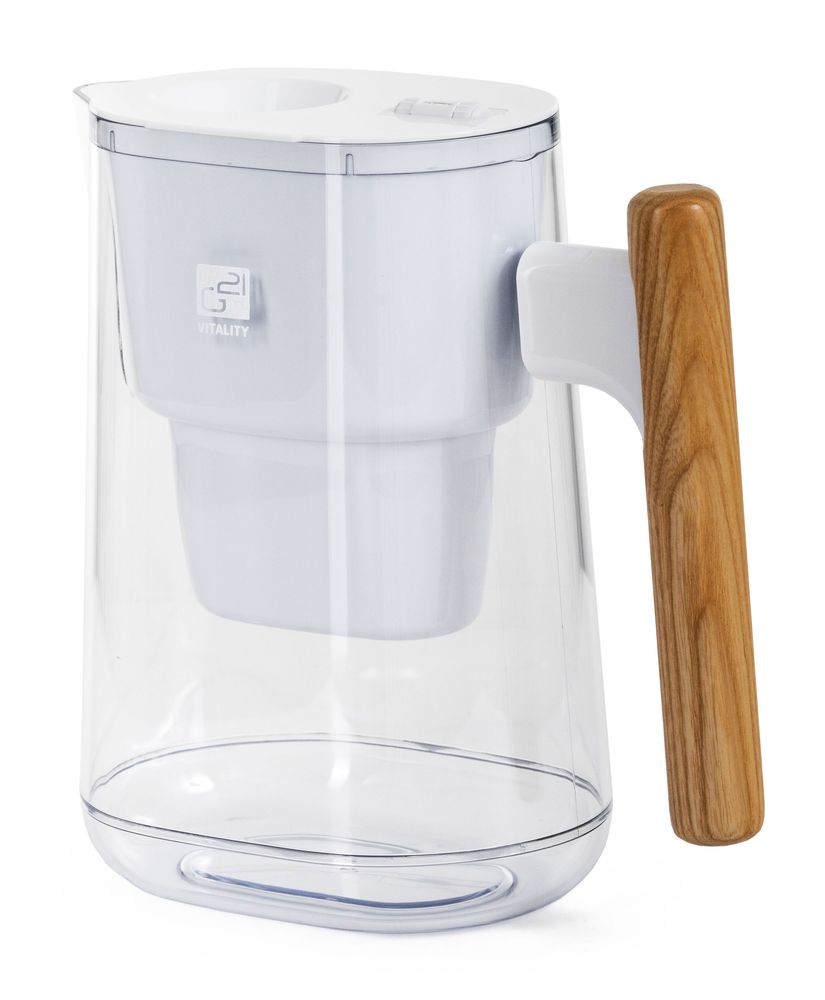 Nur ein Filter in der Filterkanne G21 kann bis zu 160 l kristallklares Wasser produzieren