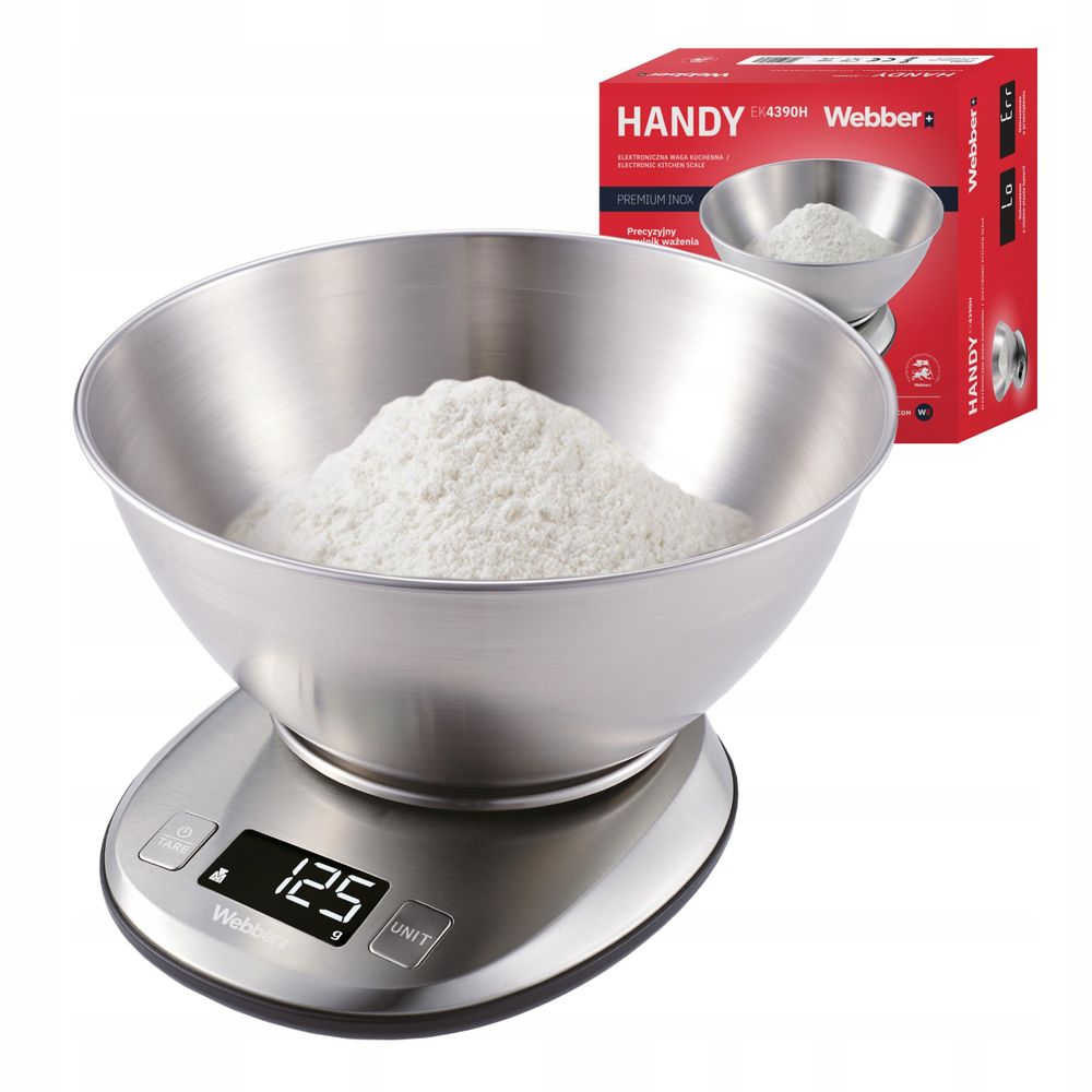 Kuchyňská váha Webber EK4390H s nosností 5 kg a rozlišením 1 g