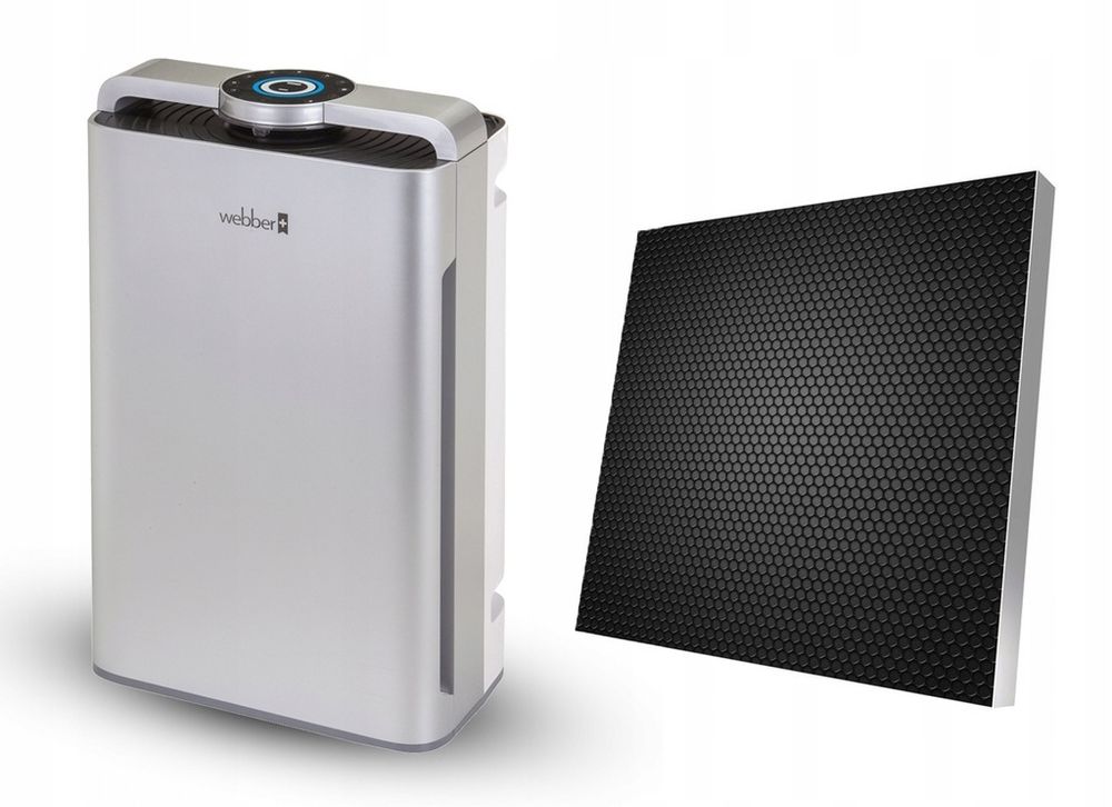 Luftreiniger & Luftbefeuchter Webber AP9700 WiFi SILBER – Intelligente Luftqualitätskontrolle
