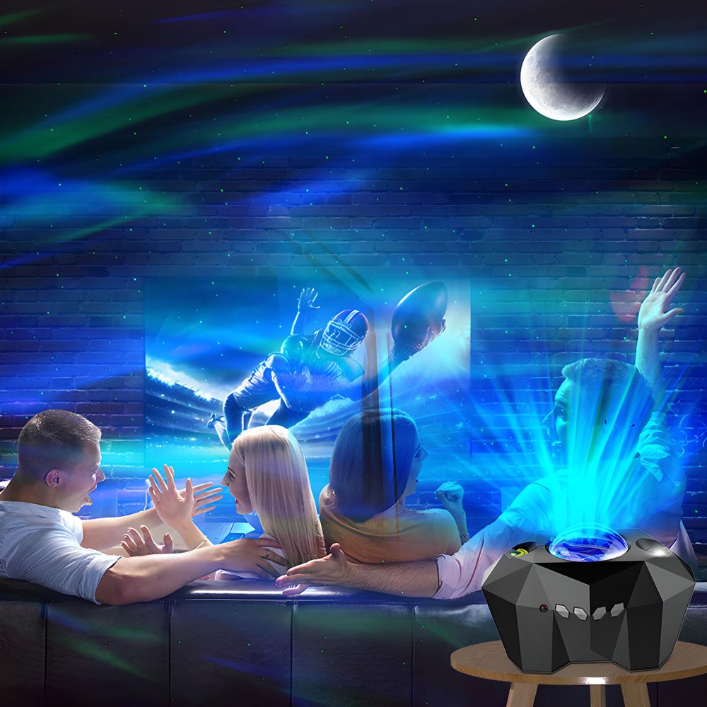 Sternenhimmel Projektor LED Lampe Musik Lautsprecher Speaker Fernbedienung Galaxy Atmosphäre Lampe Sternenlicht Schlafzimmer Kinderzimmer Kinder Retoo