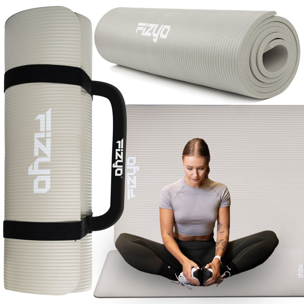 Produktbild der FIZYO NBR-Schaumstoff-Gymnastikmatte auf weißem Hintergrund