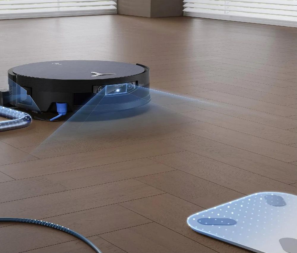 ECOVACS DEEBOT X12 PRO OMNI 22.000 Pa Staubsauger Roboter mit 2pcs Originale Reinigungslösung, FocusJet-System zur Fleckenvorlösung, schwarz