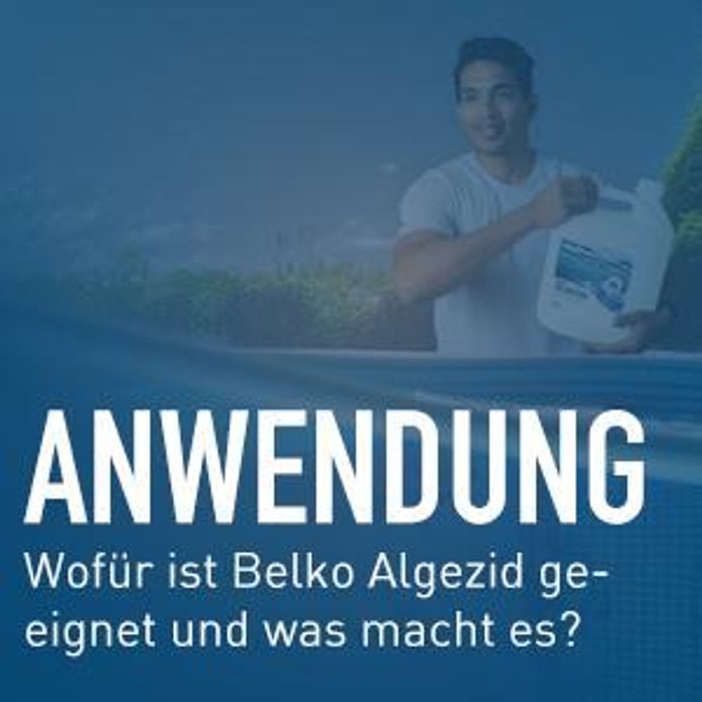 Belko® 5L Algizid Algenverhütung Anti - flüssig Algenmittel Pool Schwimmbad ohne Chlor