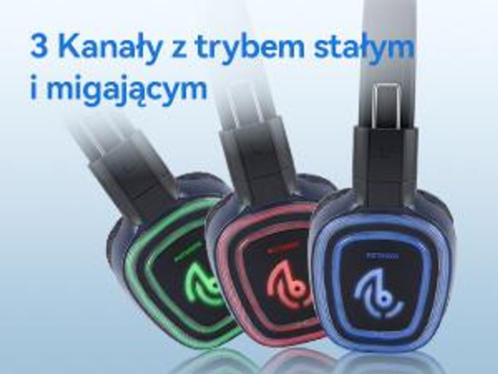 Retekess TA004S Silent Disco – bezprzewodowe słuchawki, ulepszona wersja systemu audio, 6 kanałów z Bluetooth, składane, do telewizora, jogi, medytacji