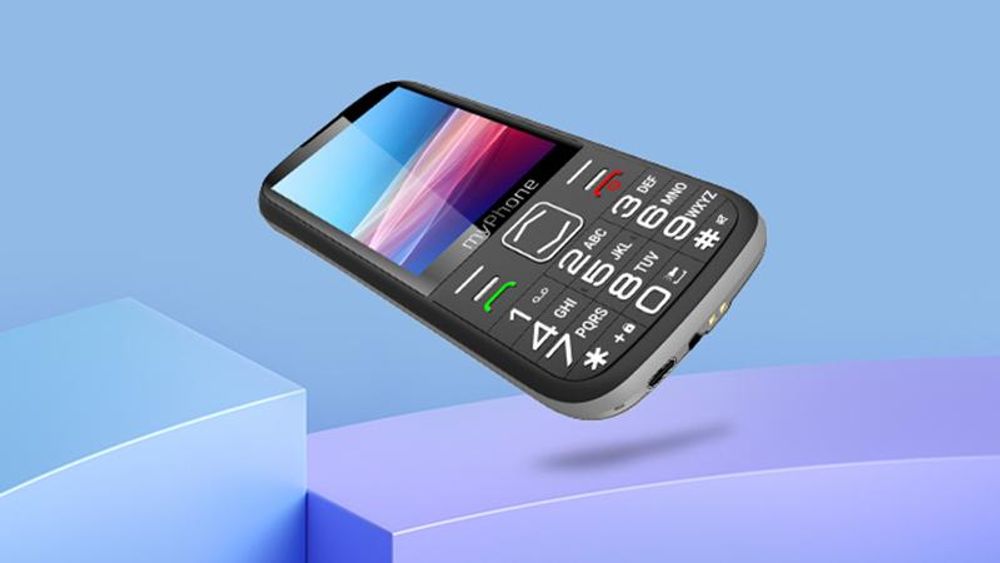 MYPHONE HALO 4 LTE – Einfaches Mobiltelefon mit Tastatur für Senioren