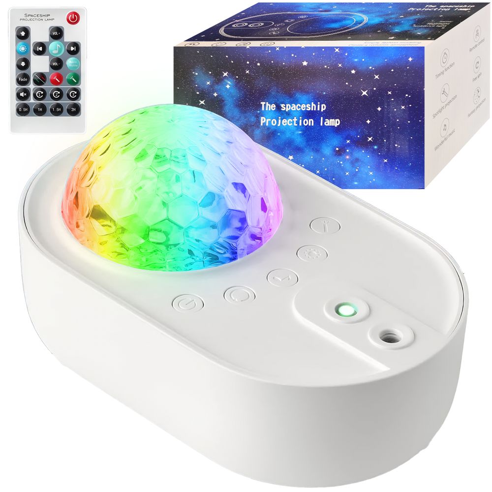 Sternenhimmel Projektor Nachtlicht Polarlicht mit Bluetooth Musik Lautsprecher Sternenlicht Projektor mit Fernbedienung Galaxy Planetarium Retoo