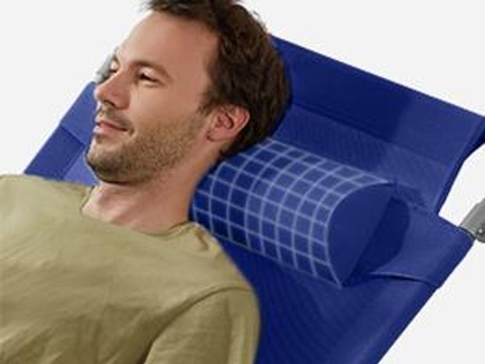 SONGMICS Gartenliege, groß, klappbarer Liegestuhl, 200x71x38cm dunkelblau