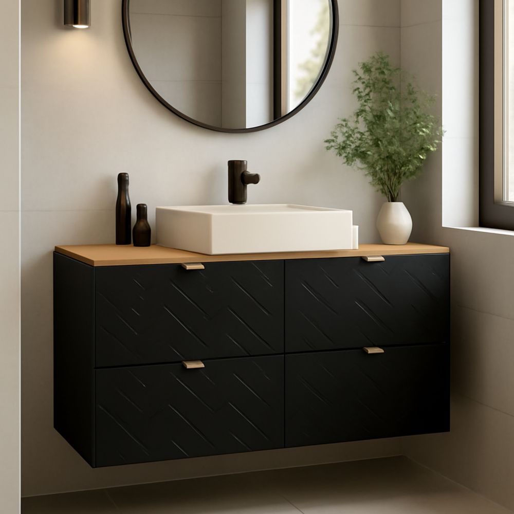 Rodan, Badmöbel, Badezimmermöbel, Badezimmerschränk, Badezimmer Hochschrank