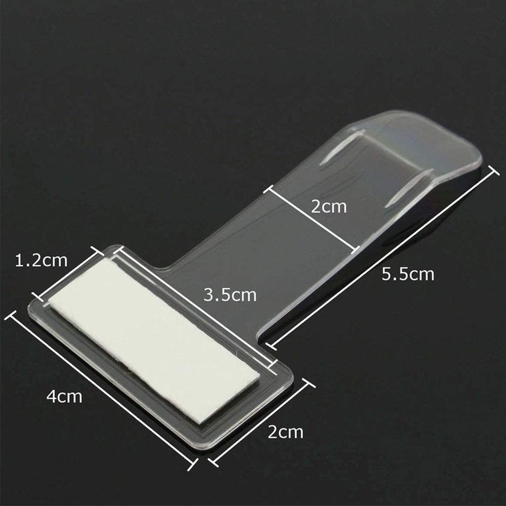 Parkscheinhalter Parkausweis Parkscheinhalter Transparent Clip Windschutzscheibe Halterung Parkschein Selbstklebend Tickets Clips Auto Kartenhalter Retoo