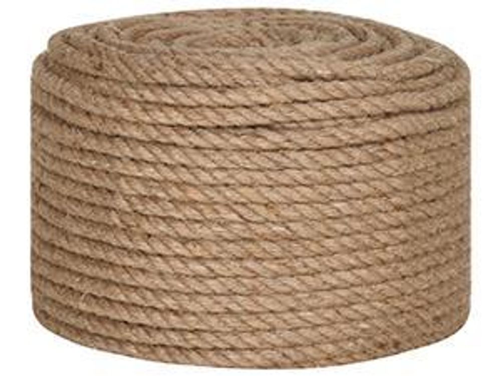 vidaXL Seil 100% Jute 10 mm 100 m