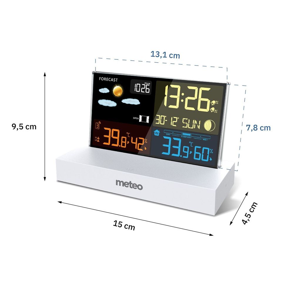 METEO SP110B Wetterstation mit DCF, weiß