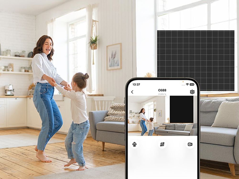 ZOSI 1080P Innen WLAN Überwachungskamera mit Plug-in-Strom, Lokale KI für Person/Bewegungen, Magnetfuß, 2,4GHz WiFi, 2-Wege-Audio, IR Nachtsicht, C688