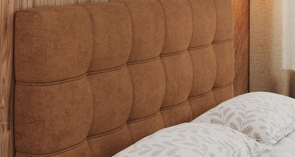 Boxspringbett, Polsterbett, Bett, Schlafzimmer - ERNI-KING - 120 x 200 cm - Weiß - H4