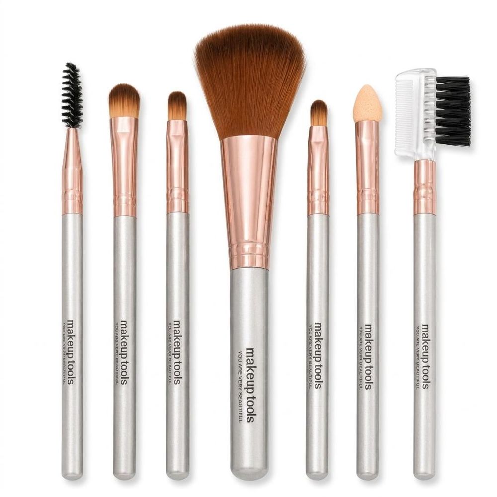 Professionelles Make-up Pinselset - Profi Kosmetikpinsel Set für Schminken, Puder, Lidschatten &