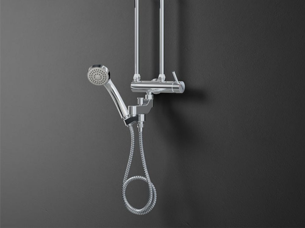 MED-D Einhebel-Wandarmatur, drucklos (Dusche/Badewanne)