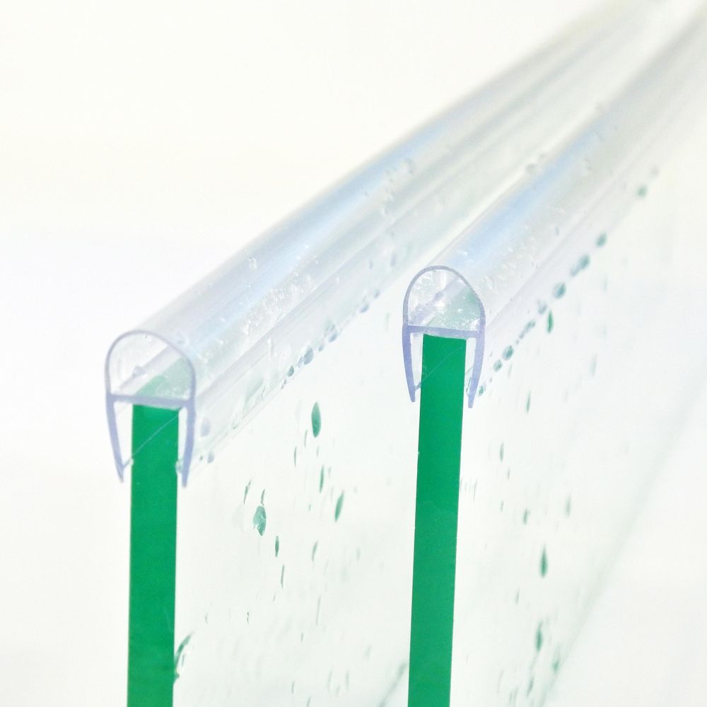 Duschdichtung Duschkabinendichtung DK03 (6–7mm) – 200cm Ersatzdichtung für Duschkabinen
