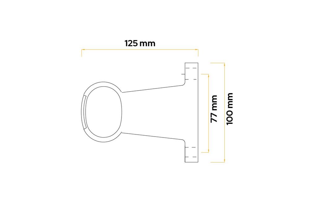 ASPÖCK SUPERPOINT II Umrissleuchte universal 12 V 125 x 100 mm IP68 Front, Heck und Seitenmarkierungslicht E9 ADR Zone 2 für Anhänger und Lkw