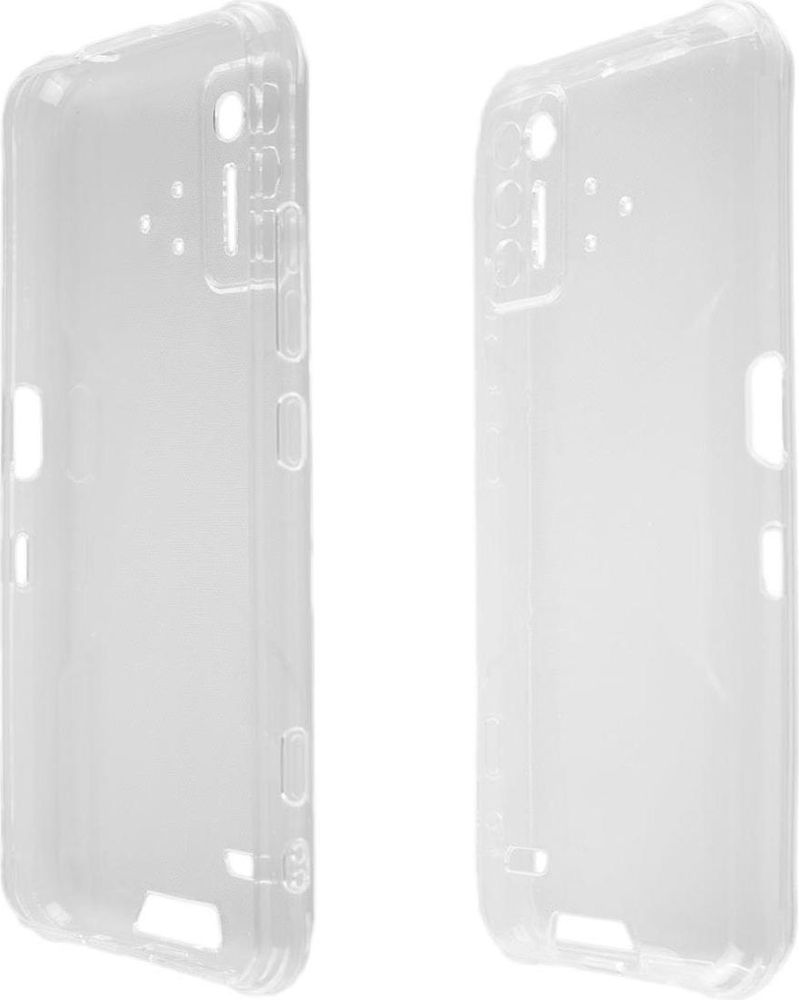 caseroxx Schutz-Hülle TPU-Hülle kompatibel mit UMIDIGI Bison GT, Gummi Handy Tasche transparent  – Frontalansicht