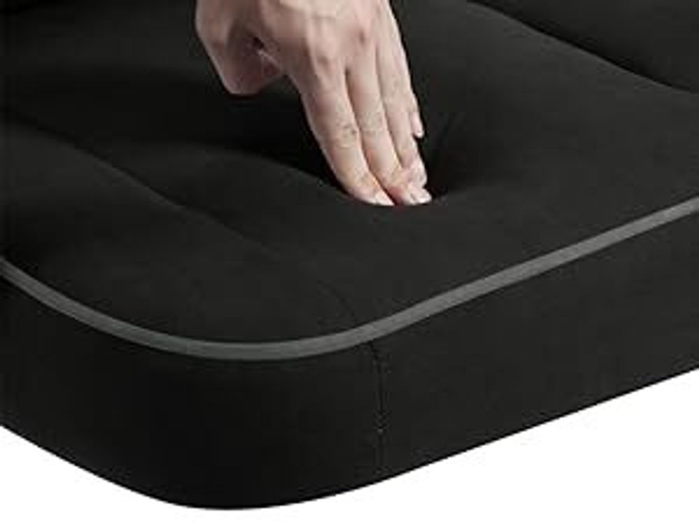 WOLTU Gaming Stuhl mit Taschenfederkissen, ergonomischer Drehstuhl, Tech-Stoff, Schwarz