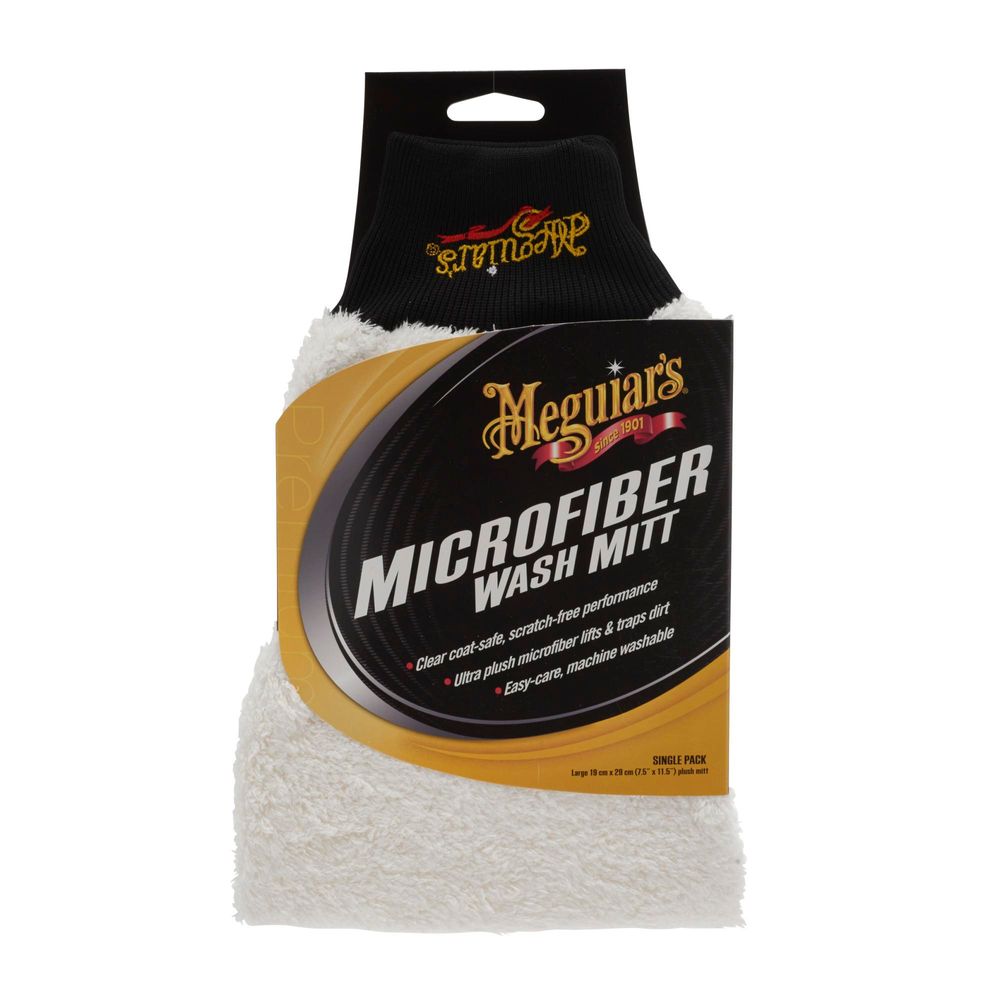 Meguiar's® Microfibre Wash Mitt Super Thick - Waschhandschuh Auto Reinigung