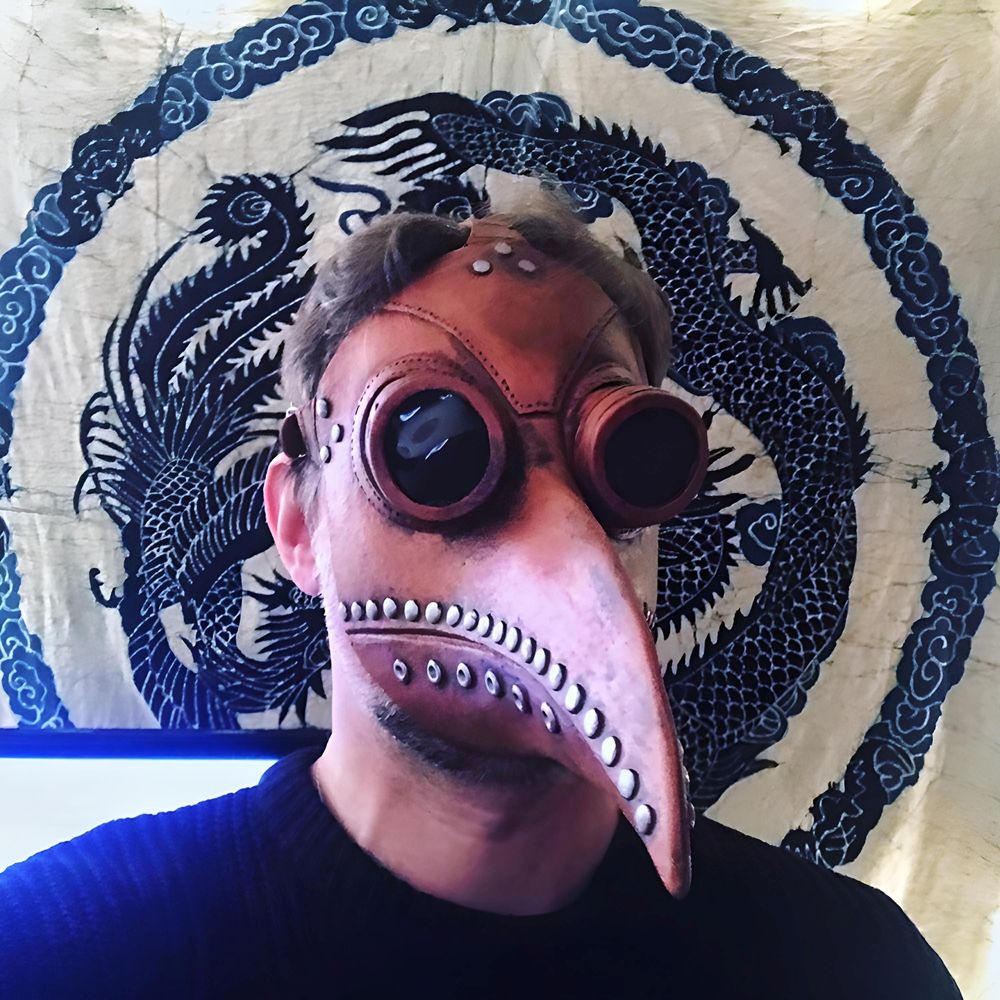 Schnabelmaske Pestmaske Rabenmaske Pest Doktor Maske Plague Doctor Steampunk Gothic Kopfmaske Requisiten Scary Arzt Cosplay Halloween Kostüm Retoo