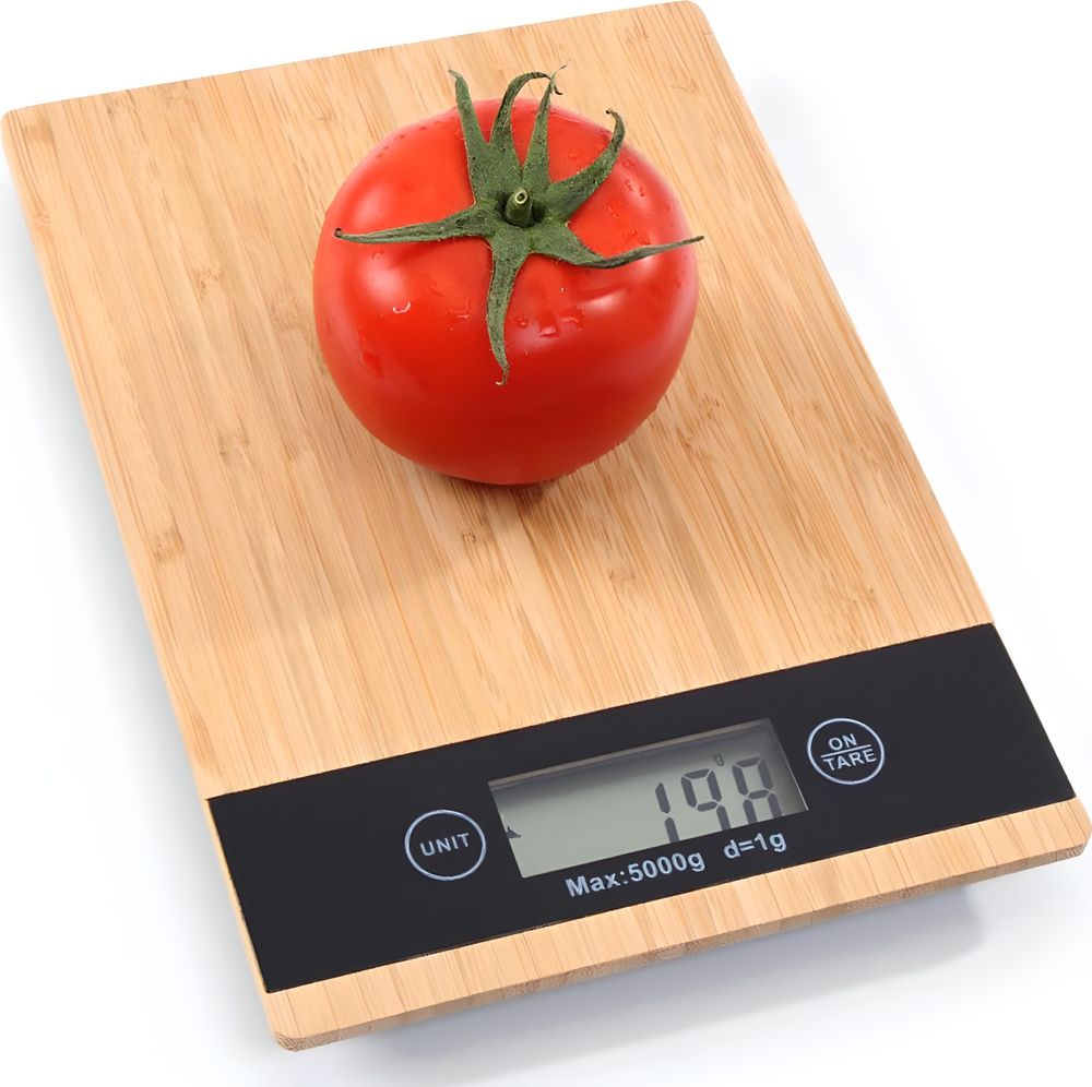 Klares LCD-Display mit Tara-Funktion