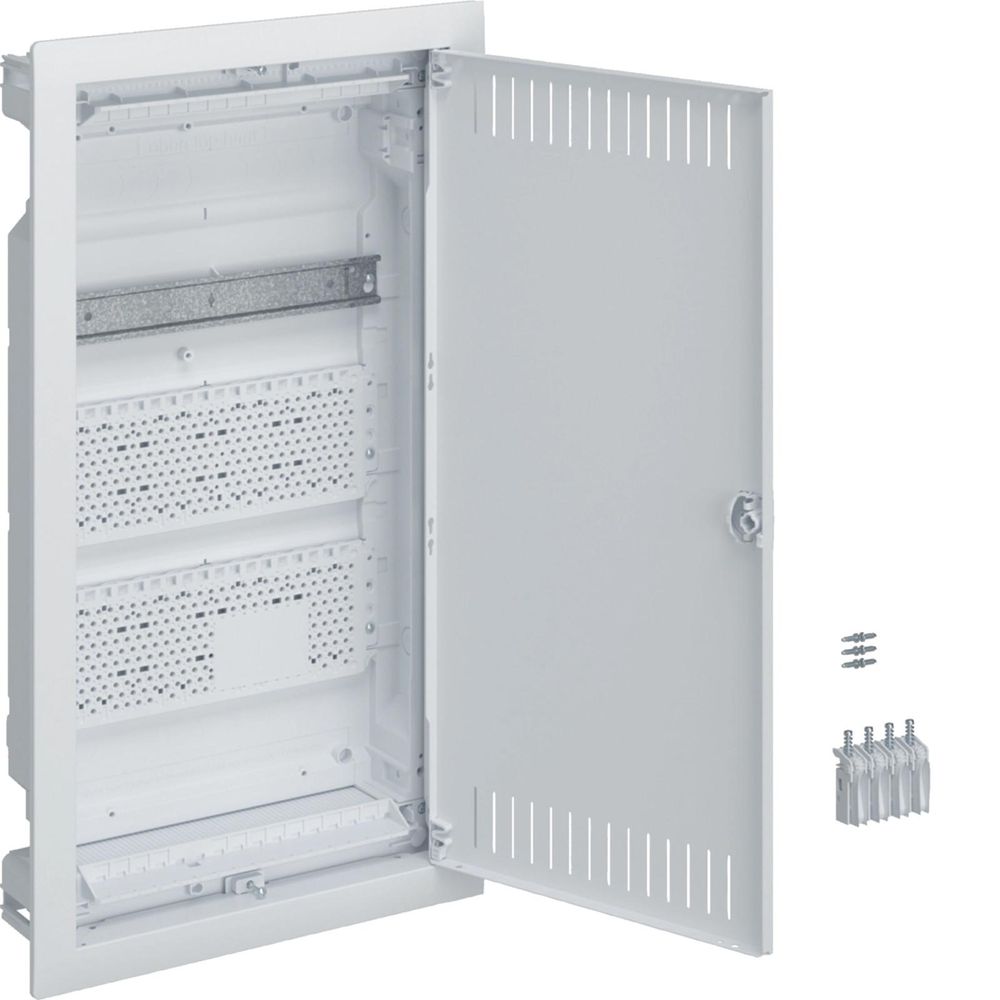 Hager VH36NWB Multimedia-Feld volta HWV 3-reihig 1x Hutschiene 2 Montageplatten