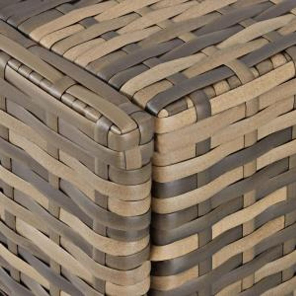 tectake Rattan Sonnenliege mit Rollen - Hochwertiges Rattan, 6-fach verstellbar, 200x70x33 cm - Pflegeleicht, Gummierte Räder