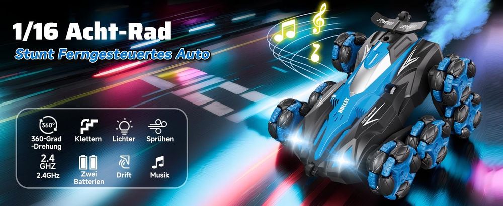 Ferngesteuertes Auto mit Dual Remote Control