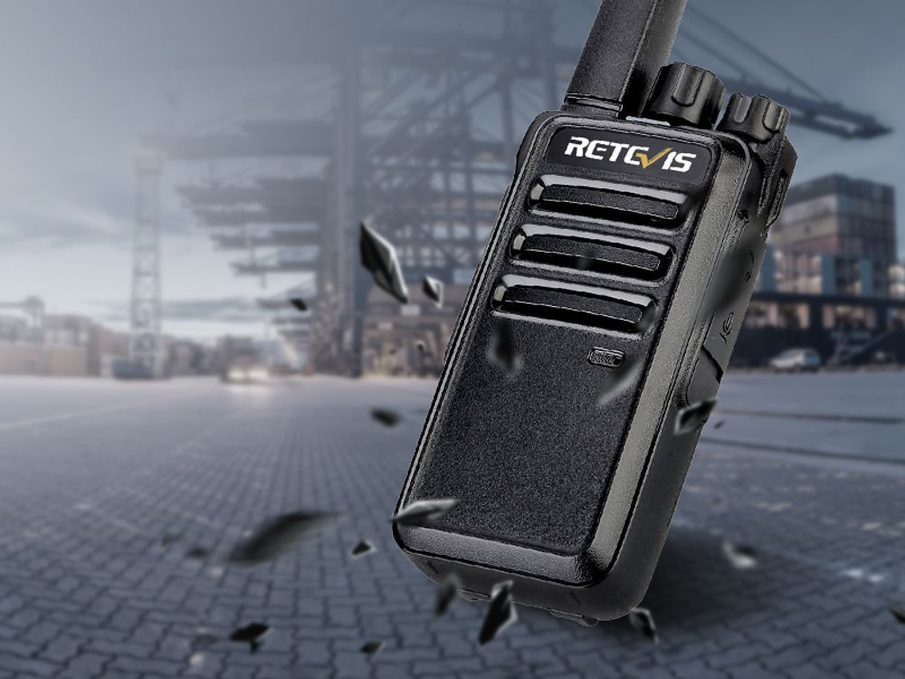 Retevis RT668 Funkgeräte mit Headset, PMR446 Walkie Talkies mit 6 Wege Ladegerät, 1200mAh, VOX, Wiederaufladbare Walkie Talkie Akku für Schule, Fabrik, Baustelle, Bar (6 Stück, Schwarz)
