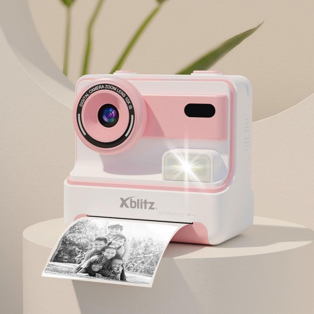 Aparat natychmiastowy Xblitz FLASH PINK z drukarką termiczną dla dzieci