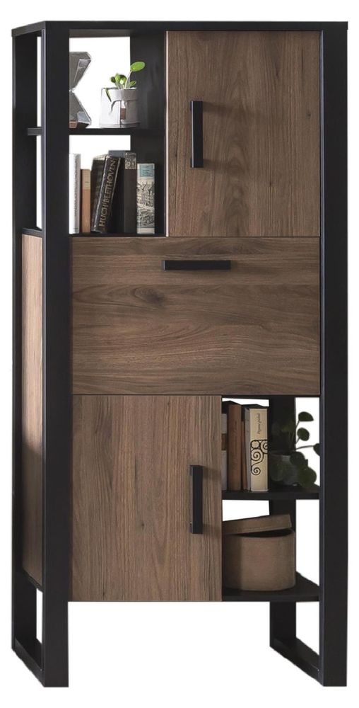 freiraum Stauraumschrank Nordi – moderner Schrank mit Softclose-Türen und 9 Fächern