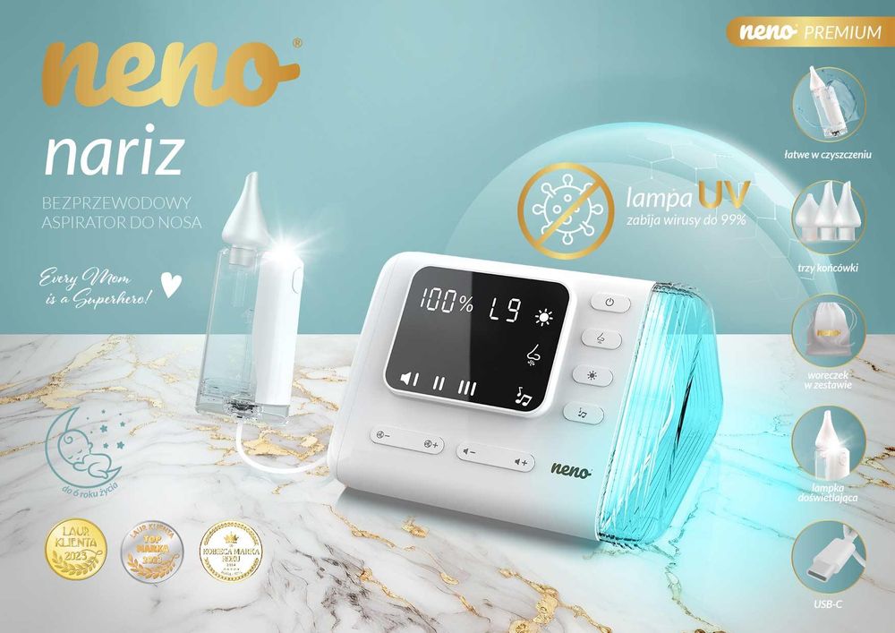 Neno Nariz – bezprzewodowy aspirator do nosa z funkcją Active AirFlow