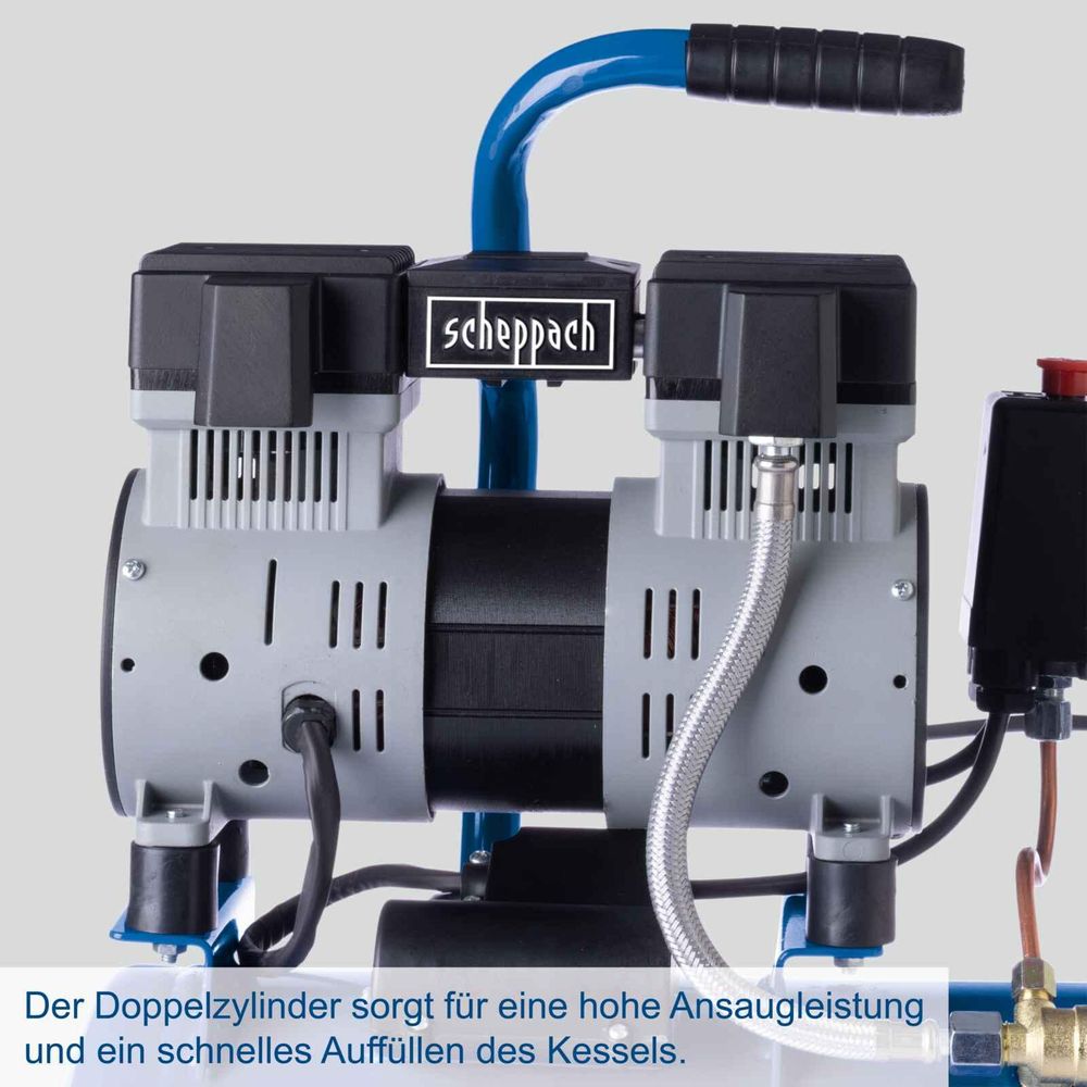 Das Bild zeigt den Kompressor bei der Anwendung.