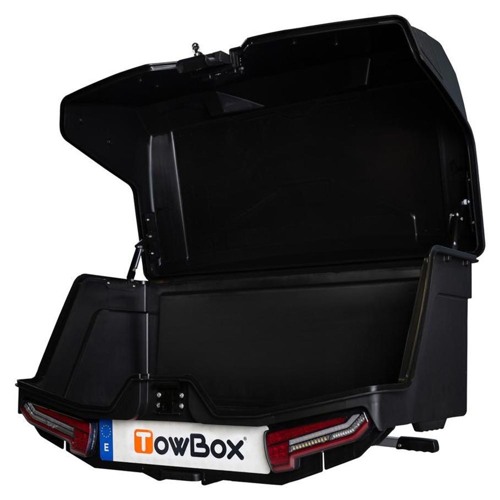 Towbox Alpha urban black - Anhängerkupplungs-Gepäckbox