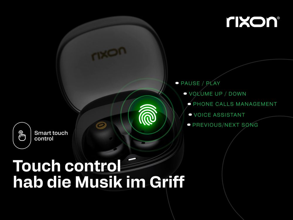 Rixon AirShots Earbuds black (RXTWS969)