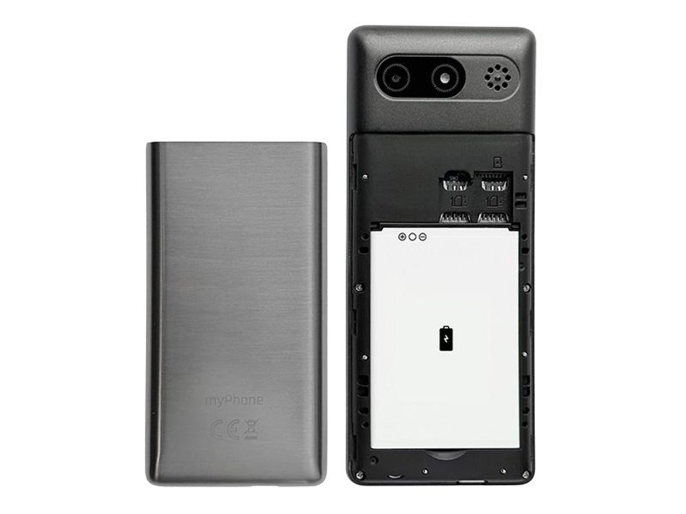 myPhone 7340 LTE Seniorenhandy ohne Vertrag, 4G Tastenhandy mit großem Display, Elegantes klassisches Handy, Dual SIM, Lange Akkulaufzeit