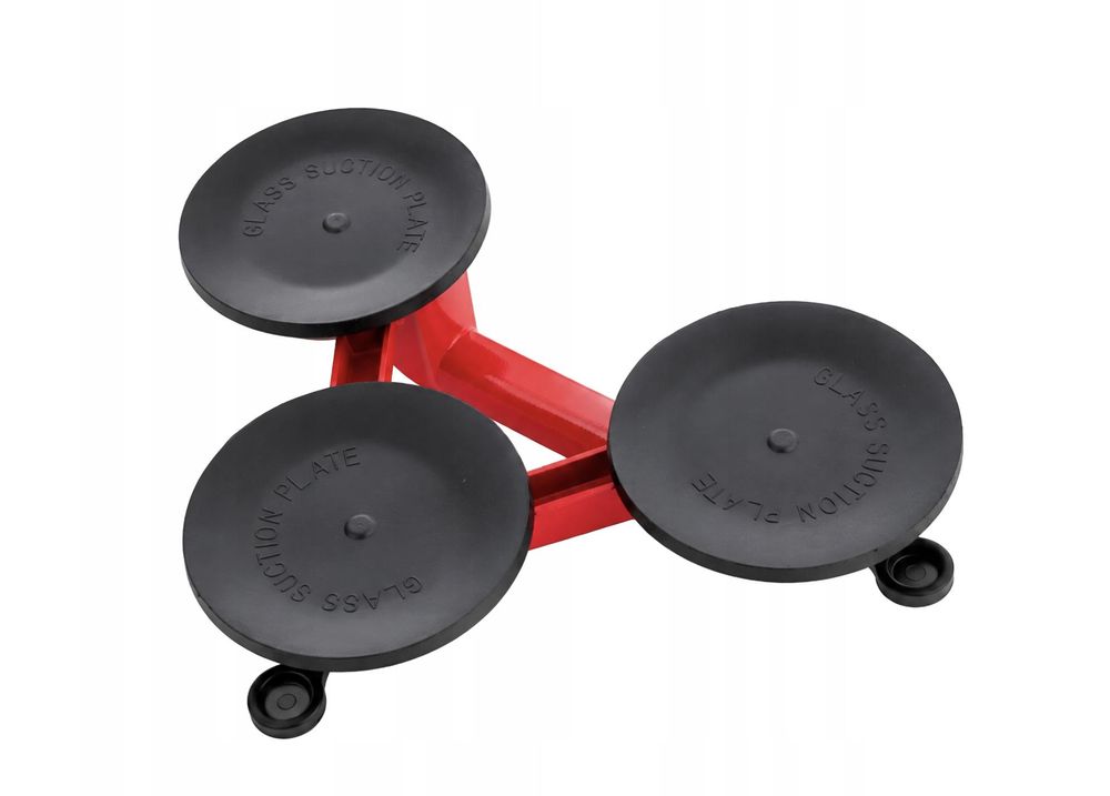 Delphi Tools - Saugheber - Glasheber - Saugnapf - Fliesenheber - Tragkraft 110 kg - 3 Saugteller