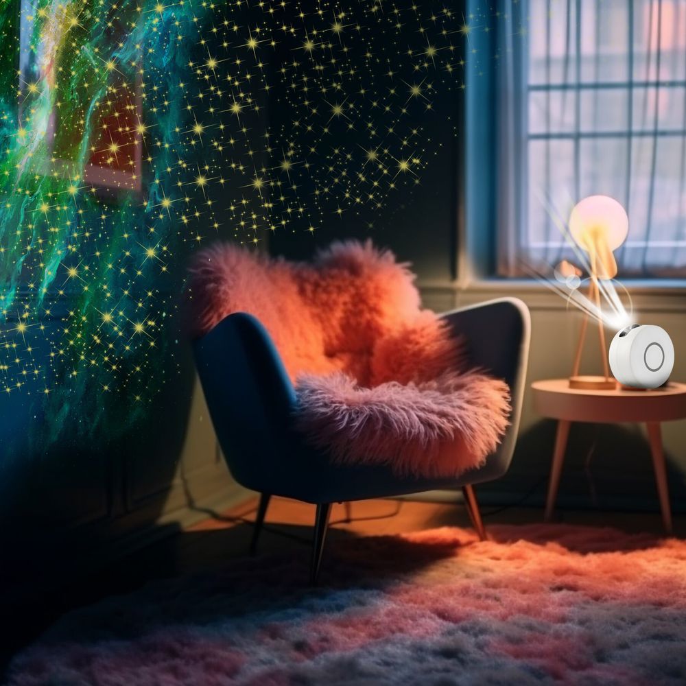 LED Projektor Sternenhimmel Laser Nachtlicht Fernbedienung Galaxy Atmosphäre Lampe Sternenlicht Schlafzimmer Kinderzimmer Kinder Geschenk Party Retoo