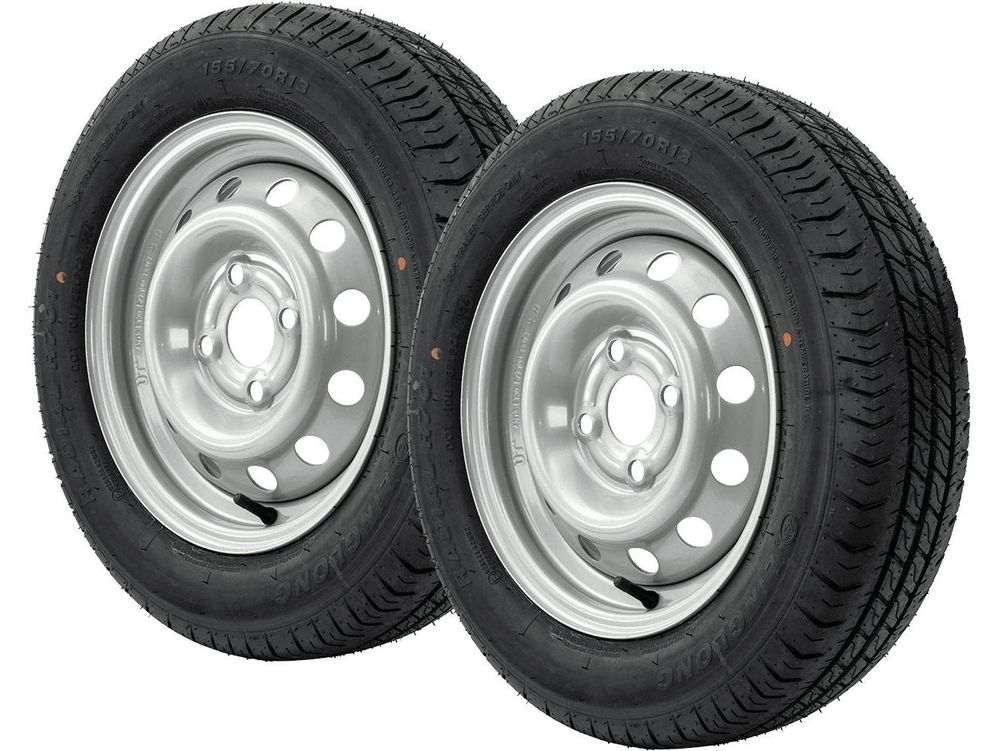 Sada dvou kol UNITRAILER 155/70 R13 pro přívěsné vozíky Agados