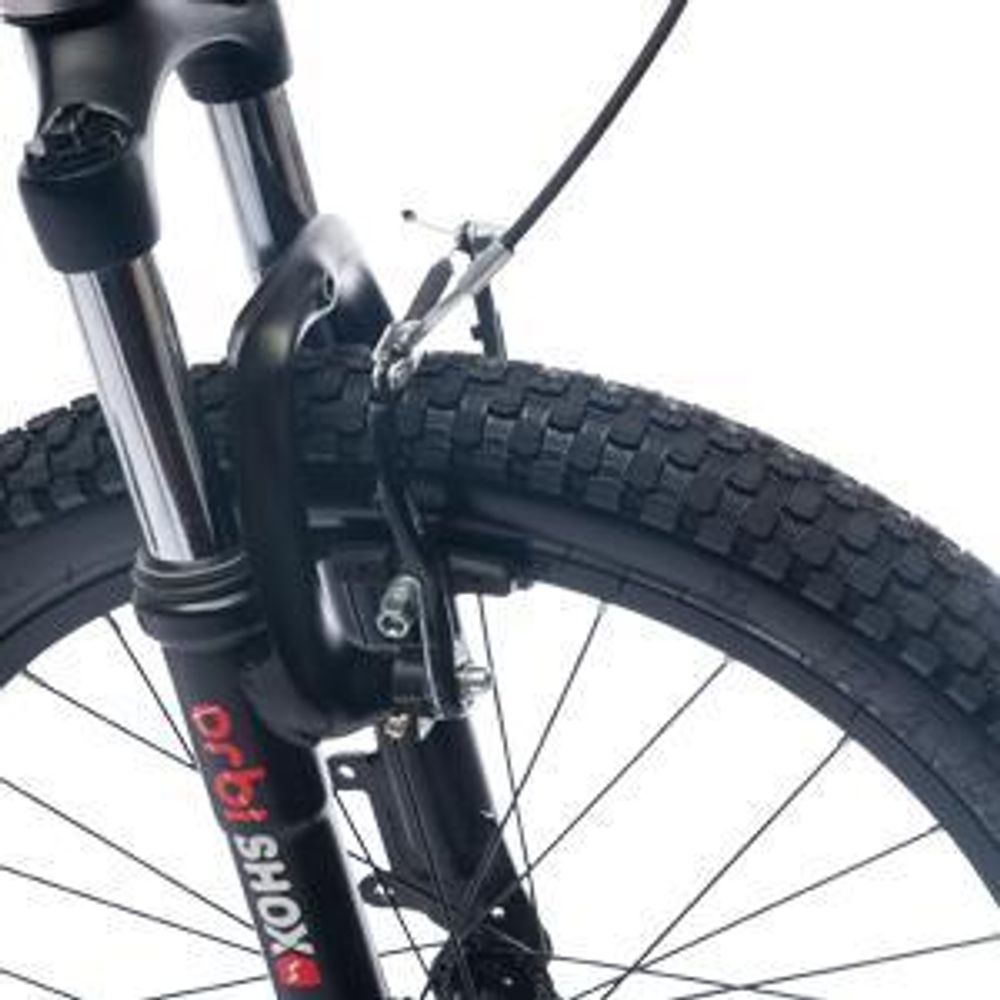 Kinderfahrrad Jungenfahrrad 20 Zoll Fahrradstoßdämpfer mit SHIMANO 6-Gang Verdant Juniper schwarz