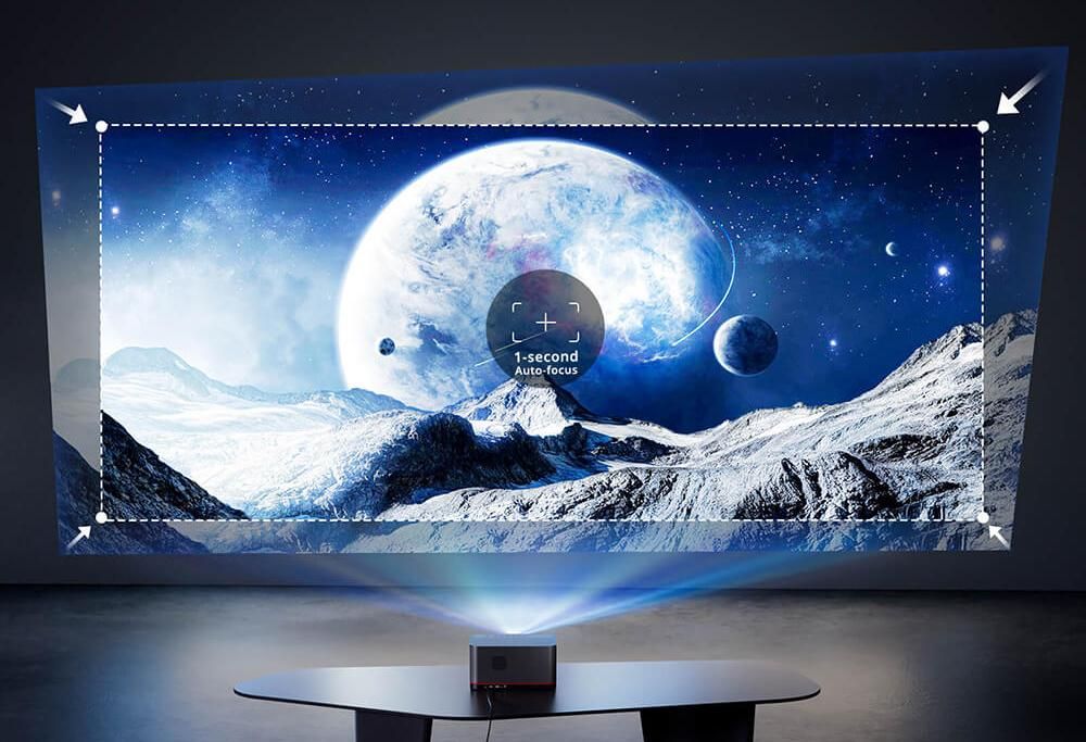 ETOE Whale Pro Beamer: Android TV 14, 1800 ANSI, 1080P, Auto-Fokus, 2.4/5G WiFi, Dolby​