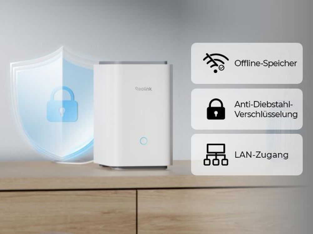 Reolink Argus 3 Ultra+Solarpanel x2 mit Home Hub, 4K 8MP Akku Überwachungskamera Set Aussen, Nachtsicht, 2.4/5GHz, Zentrale Verwaltung & Speicherung