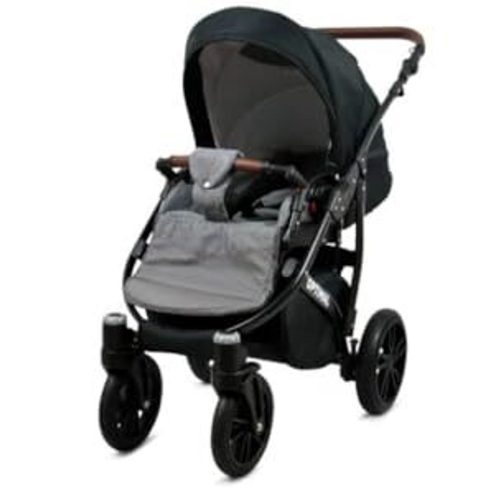 BabyLux® Optimal | 3in1 Kinderwagen Set | Pansies And Roses | Kombikinderwagen | Kinderwagenset